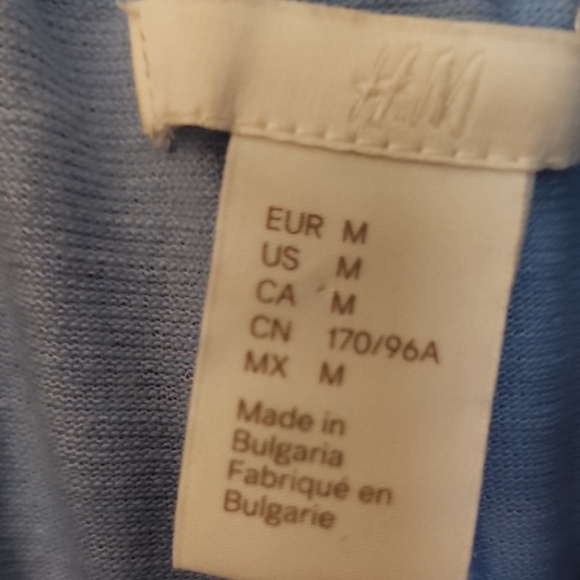 H&M Light Blue Ruffled Mini Dress - Picture 3 of 6